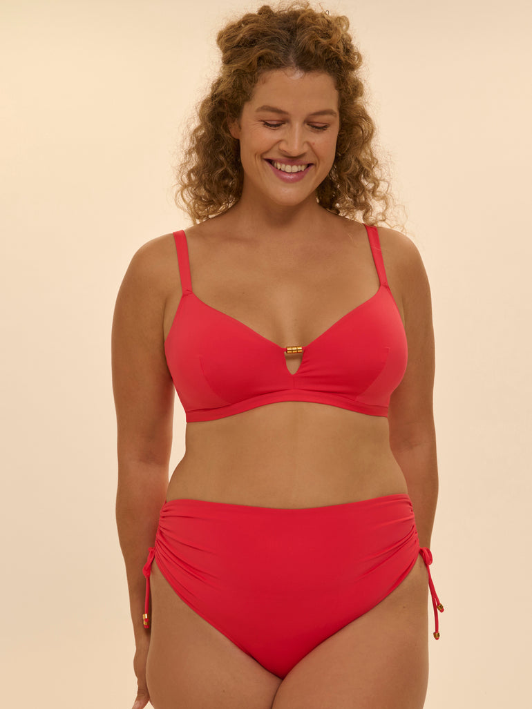 Underwired bikini triangle - Flamingo