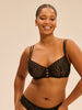 Half cup bra - Black