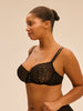 Half cup bra - Black