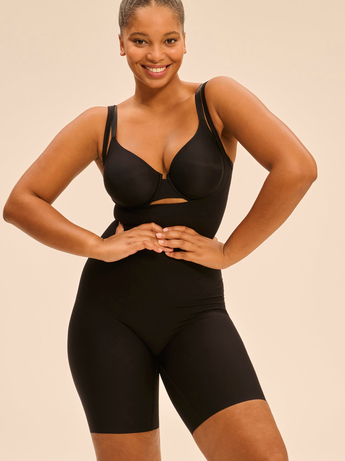 Shaper panty bodysuit - Black