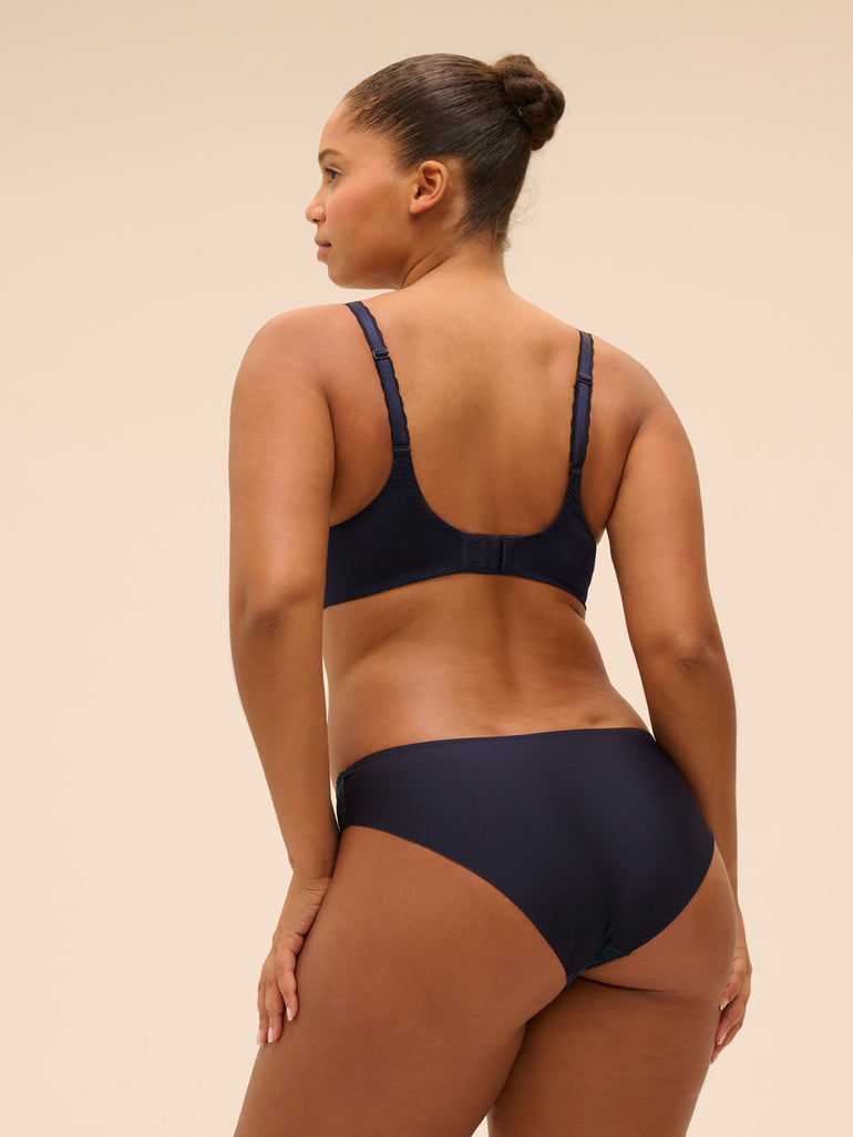 Squared neckline spacer bra - Sapphire