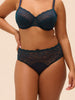 High-waist brief - Sapphire
