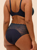 High-waist brief - Sapphire