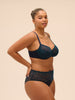 High-waist brief - Sapphire