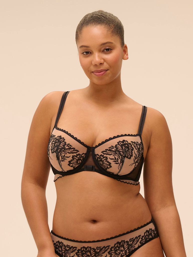 Half cup bra - Light Tatoo