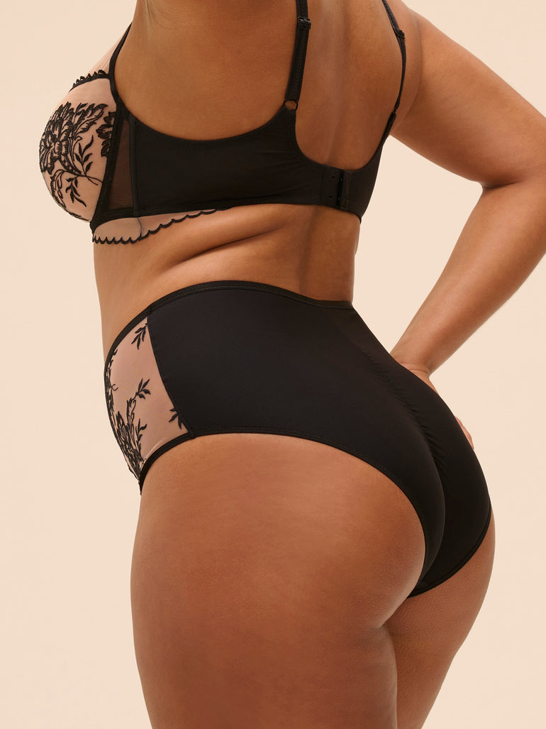 High-waist brief - Light Tatoo