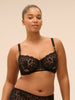 Half cup bra - Black