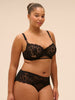 Half cup bra - Black