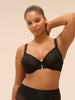 Half cup bra - Black