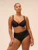 Half cup bra - Black