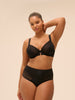 Half cup bra - Black