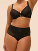 High-waist brief - Black
