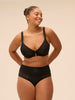 High-waist brief - Black