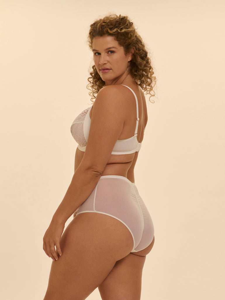 High-waist brief - Natural