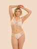 Structured wireless bra - Natural