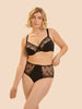 Moulded underwired bra - Black