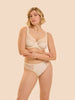 Full cup support bra - Natural