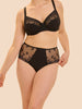 High-waist brief - Black