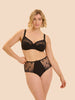 High-waist brief - Black