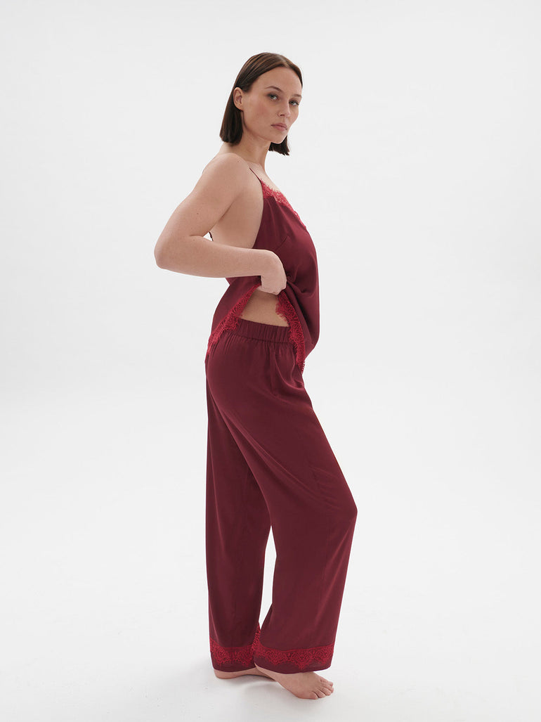 Night pants - Spinel Red