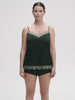 Satin Secrets Top - Kolsaï Green