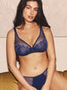 Plunging underwired bra - Rainbow Blue