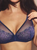 Plunging underwired bra - Rainbow Blue