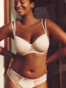 Squared neckline spacer bra - Pampa