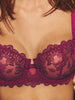 Half cup support bra - Desire Pink