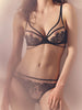 Plunging underwired bra - Light Tatoo