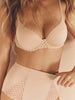 Spacer plunge bra - Peau rosée
